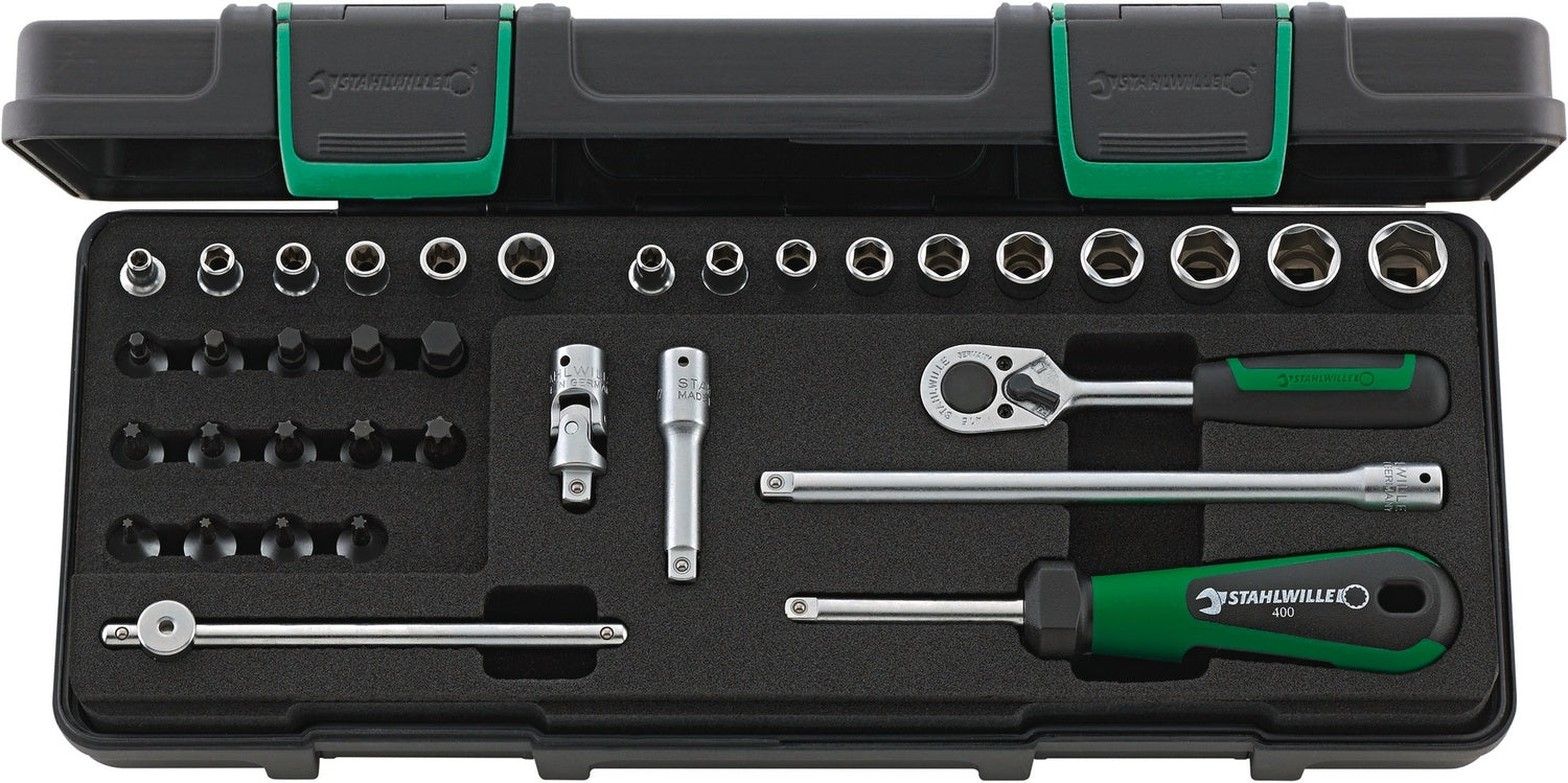 STAHLWILLE 88TX Torx Garnitur 36 teilig Antrieb 6,3mm (1/4") 36 teilig - 98819801