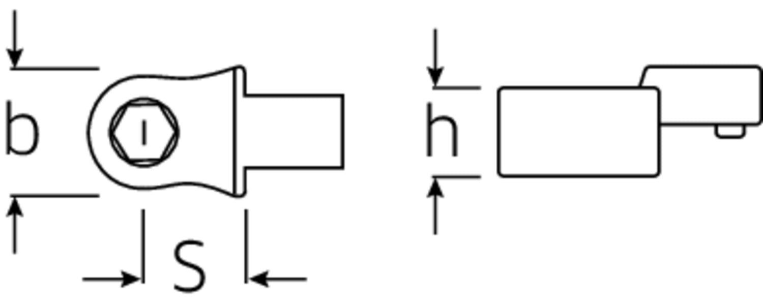STAHLWILLE 736 Bit-Halter-Einsteckwerkezeug Gr.10-1 9x12mm - 58262610