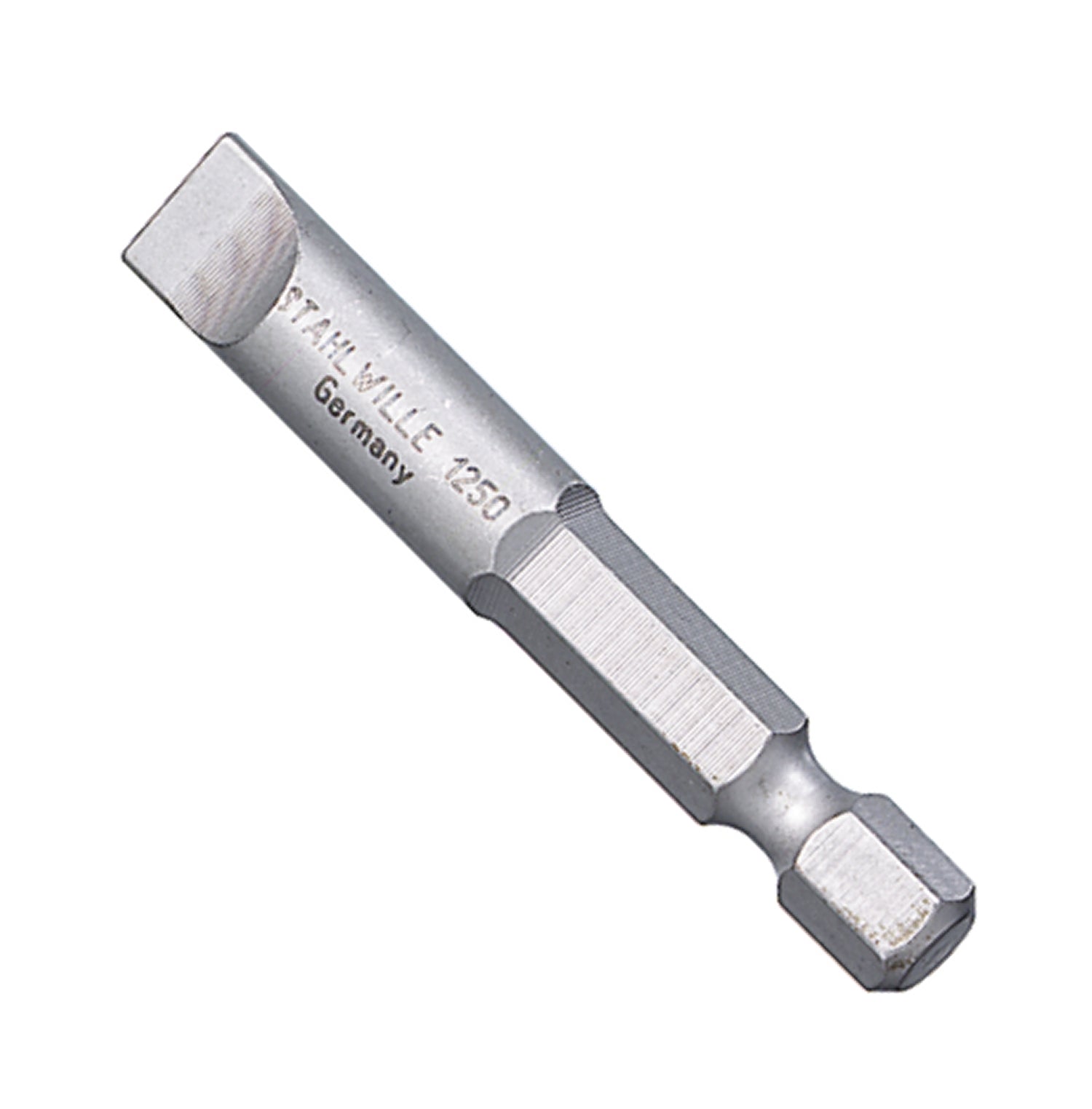 STAHLWILLE 1250 Bit für Schlitzschrauben 1,6 x 8mm Antrieb 6,3mm (1/4") Sechskant - 08301680