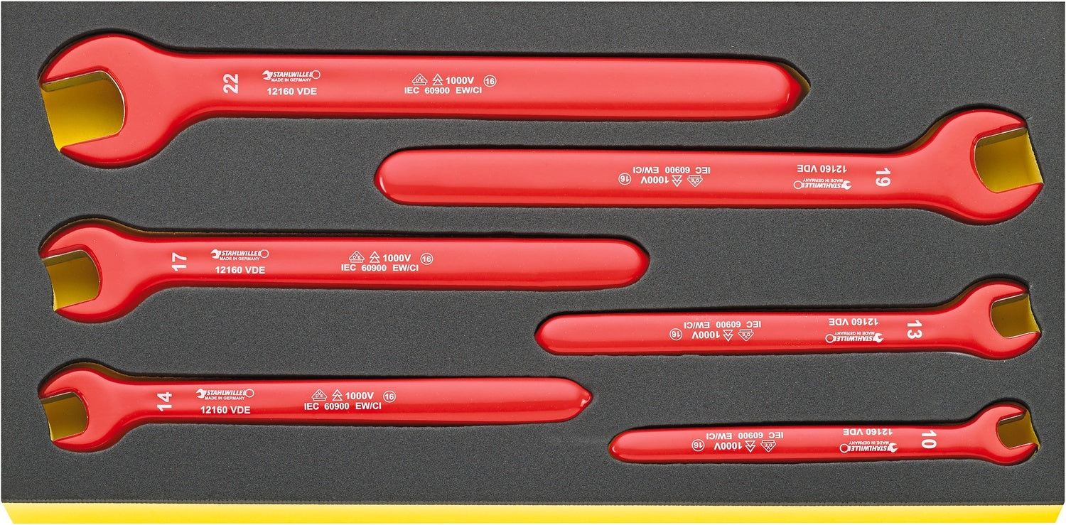 STAHLWILLE TCS 12160 VDE Satz Einmaulschlüssel - 96830042