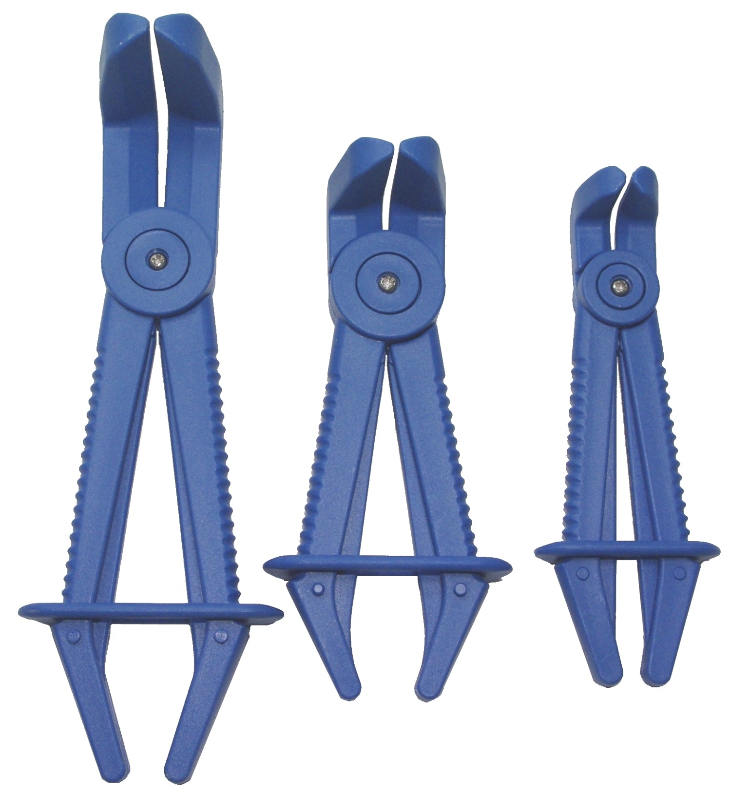 ASTA A-3FLEX1 Satz Schlauchabklemmzangen 90° abgewinkelt aus Kunststoff 3 teilig