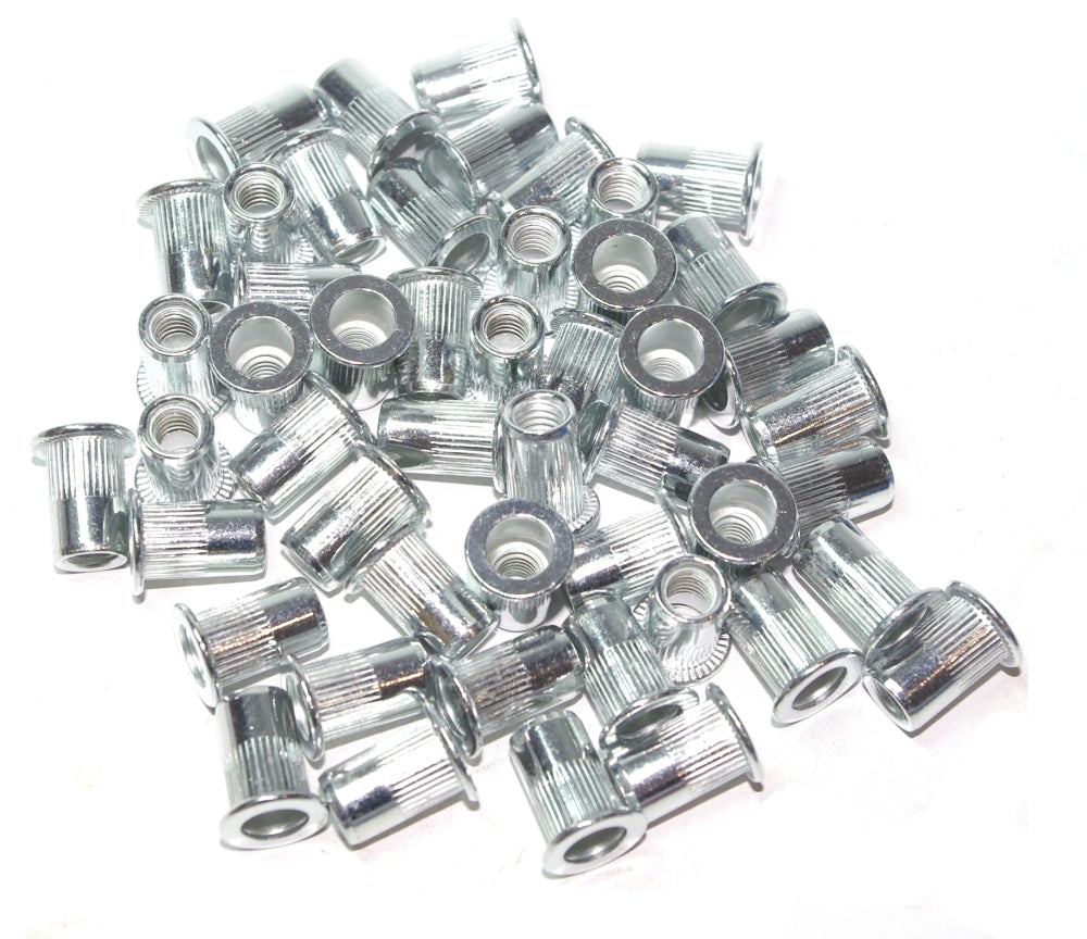 ASTA A-RM6 Nietmuttern M6 Stahl galvanisch verzinkt 50 Stück