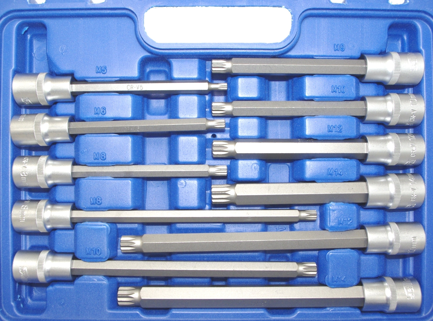 SATRA S-SS2612 Satz Innnenvielzahn XZN Steckschlüssel Nüsse 26 teilig
