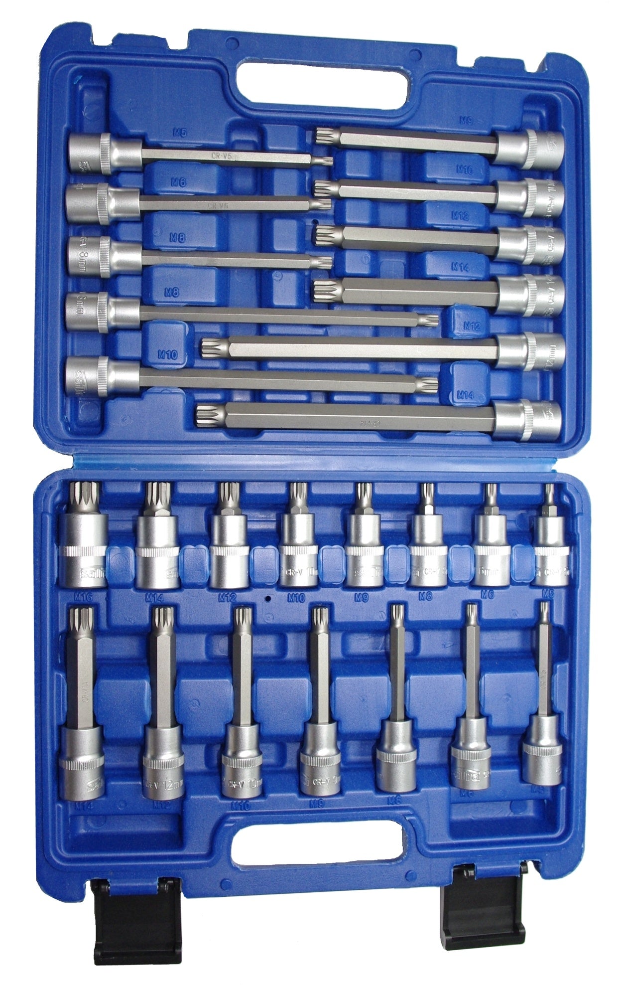 SATRA S-SS2612 Satz Innnenvielzahn XZN Steckschlüssel Nüsse 26 teilig