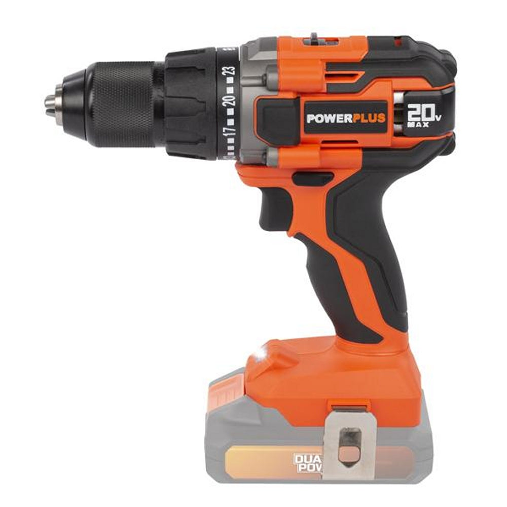 VARO POWDP15100 Powerplus Akkuschrauber 20V ohne Akku & Ladegerät Dualpower