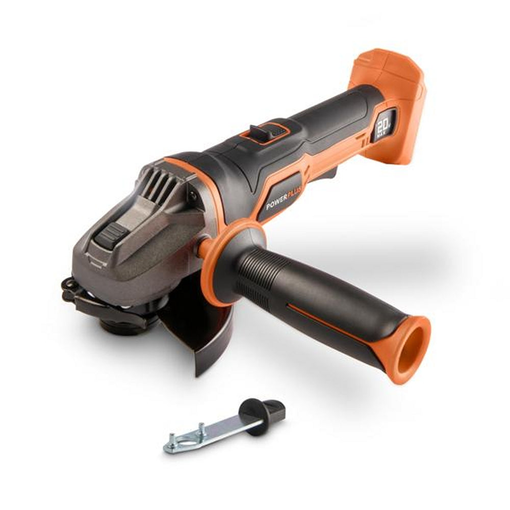 VARO POWDP35100 Powerplus Akku Winkelschleifer 20V Ø115mm ohne Batterie und Ladegerät