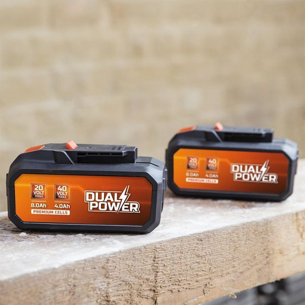 VARO POWDP9040 Powerplus Akku 40V / 2 x 20 Volt für 20V & 40V Geräte Dualpower