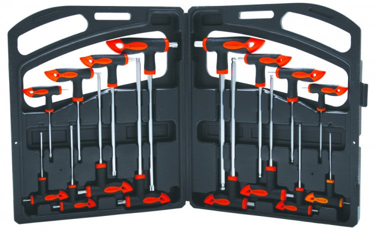 BGS DIY 90 Innensechskant- und T-Profil Winkelschlüsselsatz 16 teilig